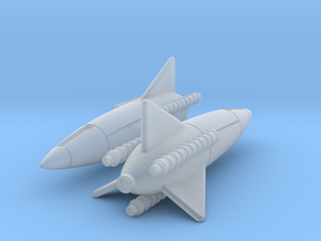 (1:144)(x2) Lippisch Rocket Rammer in Clear Ultra Fine Detail Plastic