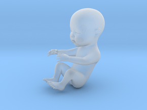 Baby in 5cm Passed in Clear Ultra Fine Detail Plastic