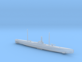 1/700 U-57 Class U-Boot in Clear Ultra Fine Detail Plastic