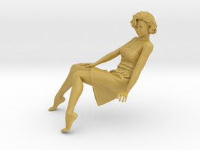 Lady sitting-015 scale 1/24 Passed in Tan Fine Detail Plastic