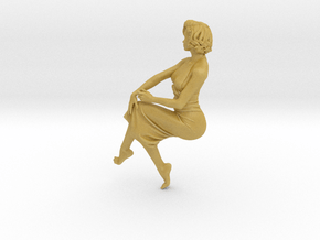 Lady sitting-024 scale 1/24 Passed in Tan Fine Detail Plastic