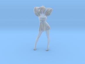 Skirt Girl-003 scale 1/10 in Clear Ultra Fine Detail Plastic