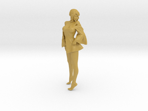Skirt Girl-008-scale 1/32 in Tan Fine Detail Plastic
