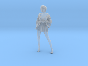 Skirt Girl-006 scale 1/10 in Clear Ultra Fine Detail Plastic
