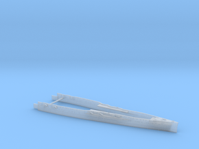 1/700 A-H Battle Cruiser Design IV Bow in Clear Ultra Fine Detail Plastic