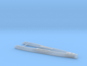 1/700 A-H Battle Cruiser Design VI Bow in Clear Ultra Fine Detail Plastic