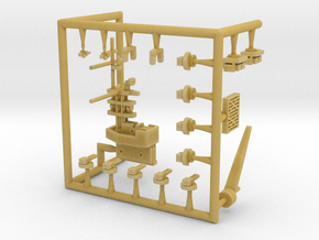 1/700 Independence Class CVL Island & Fittings in Tan Fine Detail Plastic