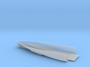 1/700 New York Class Hull Bottom Rear in Clear Ultra Fine Detail Plastic