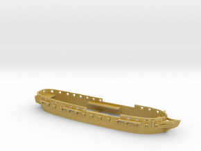 1/350 HMS Unicorn (1824) Hull Waterline in Tan Fine Detail Plastic