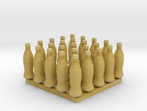 Bottles of Cola x25 for 28mm-32mm in Tan Fine Detail Plastic