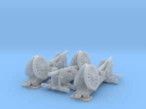 1/160 de Bange cannon transported by train in Clear Ultra Fine Detail Plastic