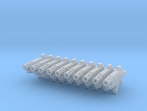 28mm Combination gun with melter (10) in Clear Ultra Fine Detail Plastic