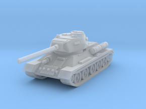 1/144 T-34-85 tank in Clear Ultra Fine Detail Plastic