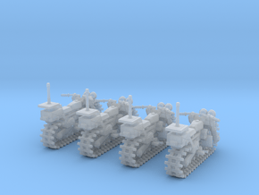 28mm Vezdekhod tracked vehicle (4 pieces) in Clear Ultra Fine Detail Plastic