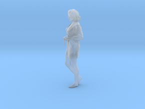 Bathrobe woman series 001 in Clear Ultra Fine Detail Plastic