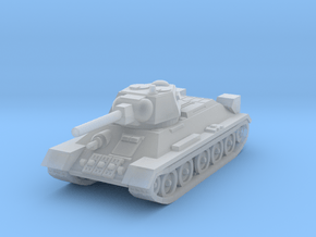 1/144 scale  T-34 tank in Clear Ultra Fine Detail Plastic