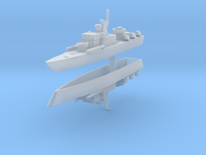 MN01 Hauk Class Missile Boat (2) (1/600) in Clear Ultra Fine Detail Plastic