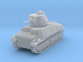 PV86A Somua S35 Cavalry Tank (28mm) in Clear Ultra Fine Detail Plastic
