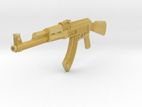 1/10 scale AK-47 in Tan Fine Detail Plastic