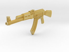 1/12 scale AK-47 in Tan Fine Detail Plastic