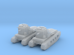 1/144 Whippet tanks x2 in Clear Ultra Fine Detail Plastic