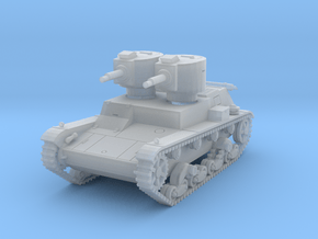 PV140C 7TP Dual Turret (1/87) in Clear Ultra Fine Detail Plastic