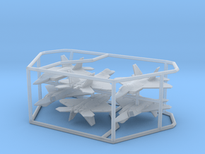 1/700 F-22A Raptor (x6) in Clear Ultra Fine Detail Plastic