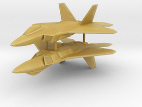 1/350 F-22A Raptor (x2) in Tan Fine Detail Plastic