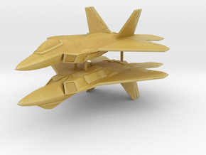 1/285 F-22A Raptor (x2) in Tan Fine Detail Plastic