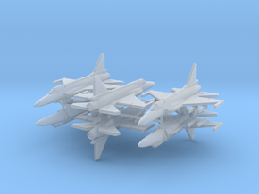 1/700 JF-17 Thunder (x6) in Clear Ultra Fine Detail Plastic