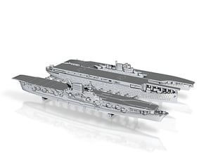 48IT06 Italian Navy WWII Aircraft Carriers in Clear Ultra Fine Detail Plastic