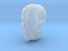 1/18 Terminator head in Clear Ultra Fine Detail Plastic