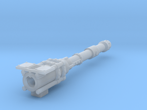 Eruption cannon for superheavy tank in Clear Ultra Fine Detail Plastic
