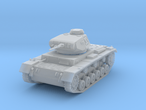 PV154C Pzkw IIIF Medium Tank (1/87) in Clear Ultra Fine Detail Plastic