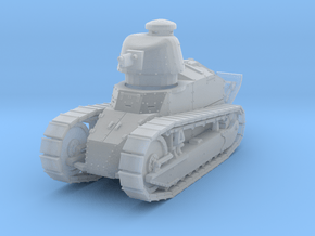 PV07C Renault FT Cannon Cast Turret (1/87) in Clear Ultra Fine Detail Plastic