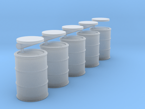 28mm fuel barrels in Clear Ultra Fine Detail Plastic
