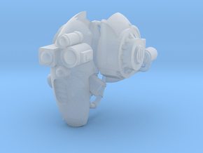 Knight Minirobot head 1 in Clear Ultra Fine Detail Plastic
