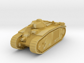 1/100 Char B1 tank in Tan Fine Detail Plastic