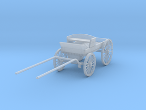 HDV02B Buckboard - Mini Whinnie (1/64) in Clear Ultra Fine Detail Plastic