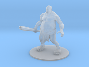 Hill Giant in Clear Ultra Fine Detail Plastic