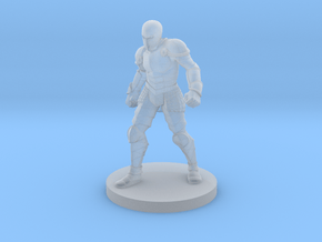 Animated Armor in Clear Ultra Fine Detail Plastic