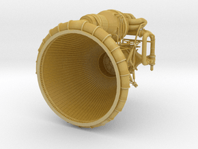 F1 3D Engine 1:25 Top in Tan Fine Detail Plastic