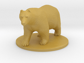 Polar Bear in Tan Fine Detail Plastic