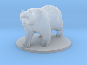 Polar Bear in Clear Ultra Fine Detail Plastic