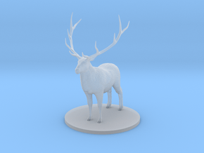 Elk in Clear Ultra Fine Detail Plastic