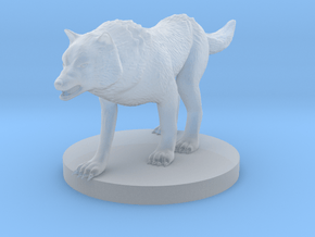  Wolf in Clear Ultra Fine Detail Plastic