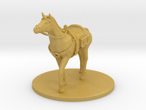 Riding Horse in Tan Fine Detail Plastic