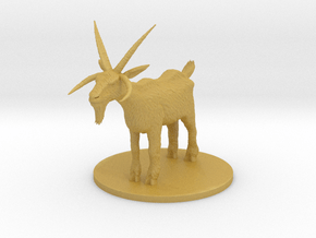 Giant Goat in Tan Fine Detail Plastic