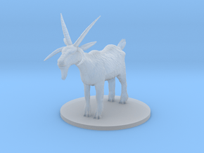 Giant Goat in Clear Ultra Fine Detail Plastic