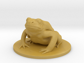 Giant Toad in Tan Fine Detail Plastic